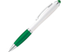 Шариковая ручка с зажимом из металла SANS (зеленый)  (Изображение 1)