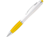 Шариковая ручка с зажимом из металла SANS (желтый)  (Изображение 1)