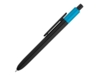 Ручка пластиковая шариковая KIWU METALLIC (голубой)  (Изображение 1)