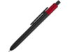 Ручка пластиковая шариковая KIWU METALLIC (красный)  (Изображение 1)