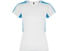 Спортивная футболка Suzuka женская (белый/бирюзовый) S (Изображение 1)