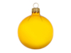 Стеклянный шар на елку Fairy tale, 6 см (желтый)  (Изображение 1)