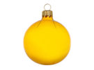 Стеклянный шар на елку Fairy tale, 6 см (желтый) 