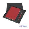 Подарочный набор "Парма", покрытие soft touch (красный) (Изображение 1)