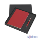 Подарочный набор &quot;Парма&quot;, покрытие soft touch (красный)