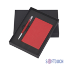 Подарочный набор &quot;Сицилия&quot;, покрытие soft touch (красный)