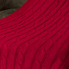 Плед Fado вязаный, 160*90 см, красный (без подарочной коробки)