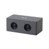 Bluetooth колонка "Cool Gray" с двумя динамиками (2х3Вт) и беспроводным зарядным устройством, переработанный пластик (RPET) (серый) (Изображение 1)