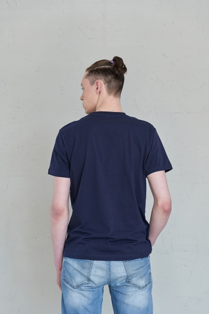 Футболка унисекс STAN, хлопок 150, 51 (Темно-синий) 52/XL (Изображение 5)