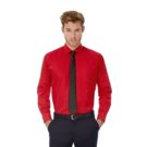 Рубашка мужская с длинным рукавом LSL/men (темно-красный) L