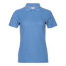 Рубашка поло женская STAN хлопок/полиэстер 185, 04WL (Голубой) 46/M