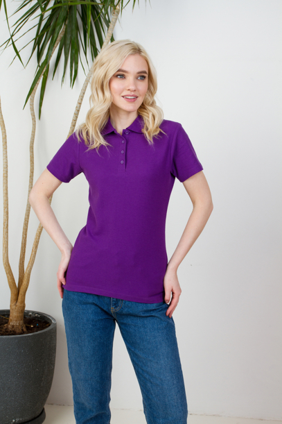 Рубашка поло женская STAN хлопок/полиэстер 185, 04WL (Тёмно-Шоколадный) 42/XS (Изображение 4)