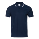 Рубашка поло мужская STAN с окантовкой хлопок/полиэстер 185, 04T (Темно-синий) 48/M