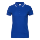 Рубашка поло женская STAN с окантовкой хлопок/полиэстер 185, 04BK (Синий) 48/L