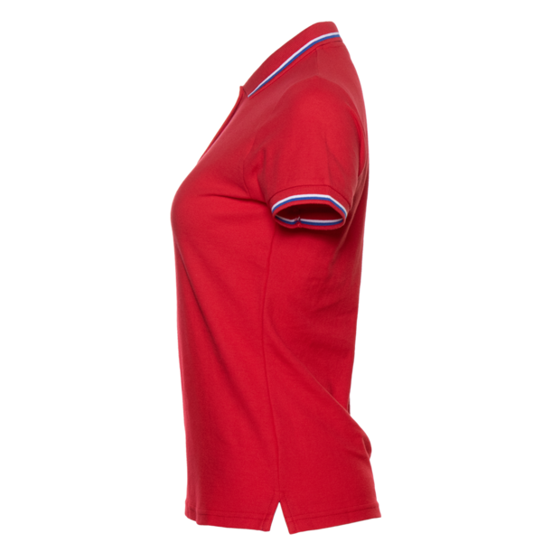 Рубашка поло женская триколор STAN хлопок/полиэстер 185, 04WRUS (Красный) 50/XL (Изображение 3)