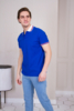 Рубашка поло мужская триколор STAN хлопок/полиэстер 185, 04RUS (Изображение 8)