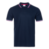 Рубашка поло мужская триколор STAN хлопок/полиэстер 185, 04RUS (Темно-синий) 60-62/5XL (Изображение 1)