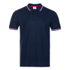 Рубашка поло мужская триколор STAN хлопок/полиэстер 185, 04RUS (Темно-синий) 48/M (Изображение 1)