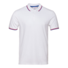 Рубашка поло мужская триколор STAN хлопок/полиэстер 185, 04RUS (Белый) 56/XXXL (Изображение 1)
