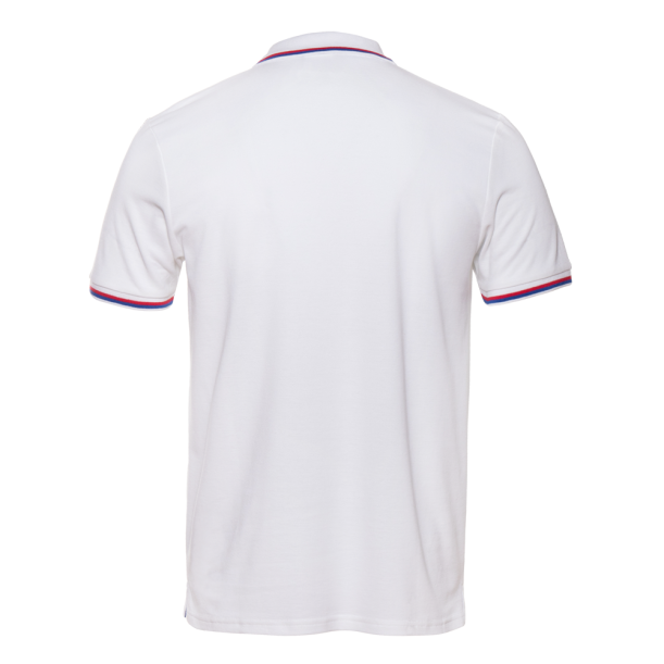 Рубашка поло мужская триколор STAN хлопок/полиэстер 185, 04RUS (Белый) 60-62/5XL (Изображение 2)