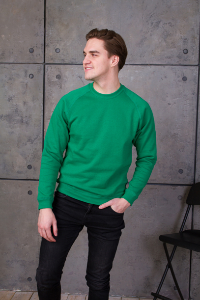 Свитшот унисекс STAN футер с начёсом 260, 53 (Зелёный) 44/XS (Изображение 4)