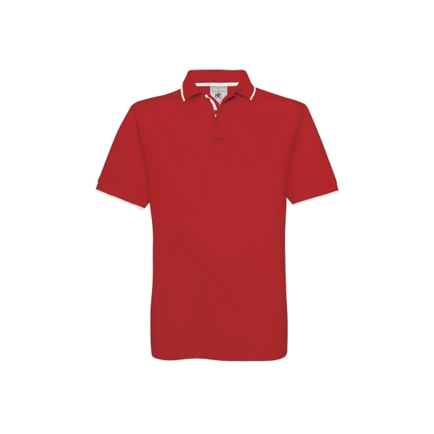 Поло Safran Sport (красный с белым) S (Изображение 2)