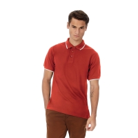 Поло Safran Sport (красный с белым) M