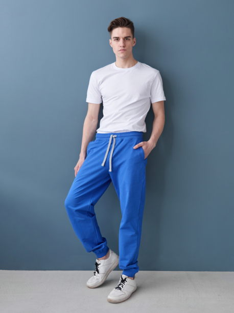 Брюки мужские STAN футер без начёса, 260, 62 (Синий) 54/XXL (Изображение 6)