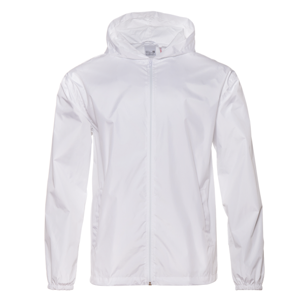 Ветровка унисекс STAN дюспо 210T, 85, 59 (Белый) 52/XL (Изображение 1)