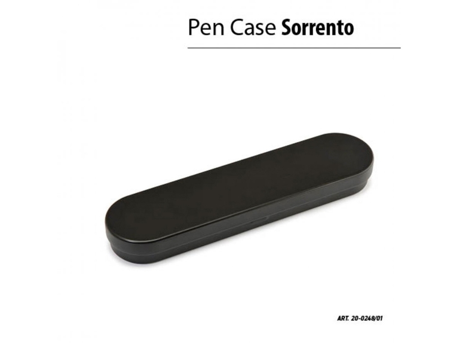 Ручка роллер BrunoVisconti®0.7 мм, синяя, в чёрном футляреSORRENTO (черный металлический корпус) (Изображение 3)