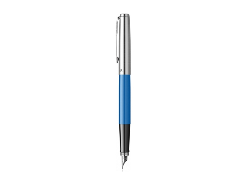 Ручка перьевая Parker Jotter Originals Blue Chrom CT F blue (Изображение 2)