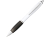 Ручка пластиковая шариковая Nash (черный/белый) синие чернила (Изображение 1)