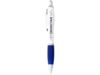 Ручка пластиковая шариковая Nash (ярко-синий/белый) синие чернила (Изображение 3)