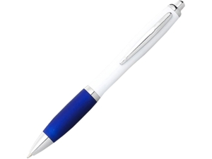 Ручка пластиковая шариковая Nash (ярко-синий/белый) синие чернила