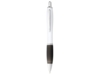 Ручка пластиковая шариковая Nash (черный/белый) черные чернила (Изображение 2)
