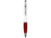 Ручка пластиковая шариковая Nash (красный/белый) черные чернила (Изображение 2)