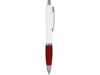 Ручка пластиковая шариковая Nash (красный/белый) черные чернила (Изображение 3)