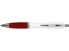 Ручка пластиковая шариковая Nash (красный/белый) черные чернила (Изображение 5)