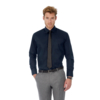 Рубашка мужская с длинным рукавом Sharp LSL/men (темно-синий) (Изображение 1)