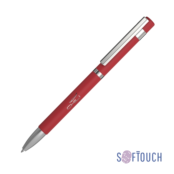 Ручка шариковая "Mars", покрытие soft touch (красный) (Изображение 1)