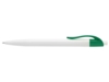 Ручка пластиковая шариковая Какаду (зеленый/белый)  (Изображение 4)