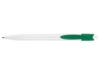Ручка пластиковая шариковая Какаду (зеленый/белый)  (Изображение 5)