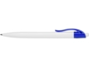 Ручка пластиковая шариковая Какаду (ярко-синий/белый)  (Изображение 4)