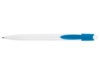 Ручка пластиковая шариковая Какаду (голубой/белый)  (Изображение 5)