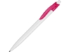 Ручка пластиковая шариковая Какаду (розовый/белый)  (Изображение 1)