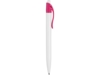 Ручка пластиковая шариковая Какаду (розовый/белый)  (Изображение 3)