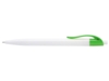 Ручка пластиковая шариковая Какаду (зеленое яблоко/белый)  (Изображение 4)