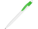 Ручка пластиковая шариковая Какаду (зеленое яблоко/белый) 