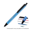 Ручка шариковая со стилусом FLUTE TOUCH (синий) (Изображение 3)