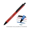Ручка шариковая со стилусом FLUTE TOUCH (красный) (Изображение 3)